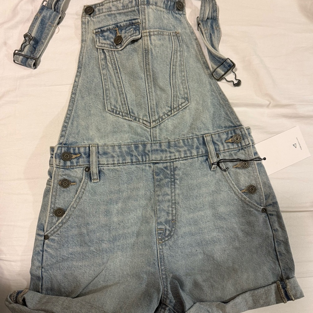 Vici Light Blue Denim Overalls